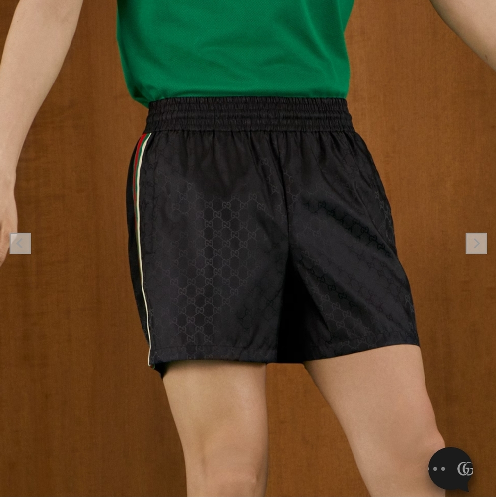 Authentic Gucci GG Jacquard Swim Short